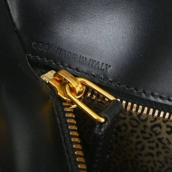 Cartier Black Leather Panthere 2way Tote Handbag - Picture 10 of 12